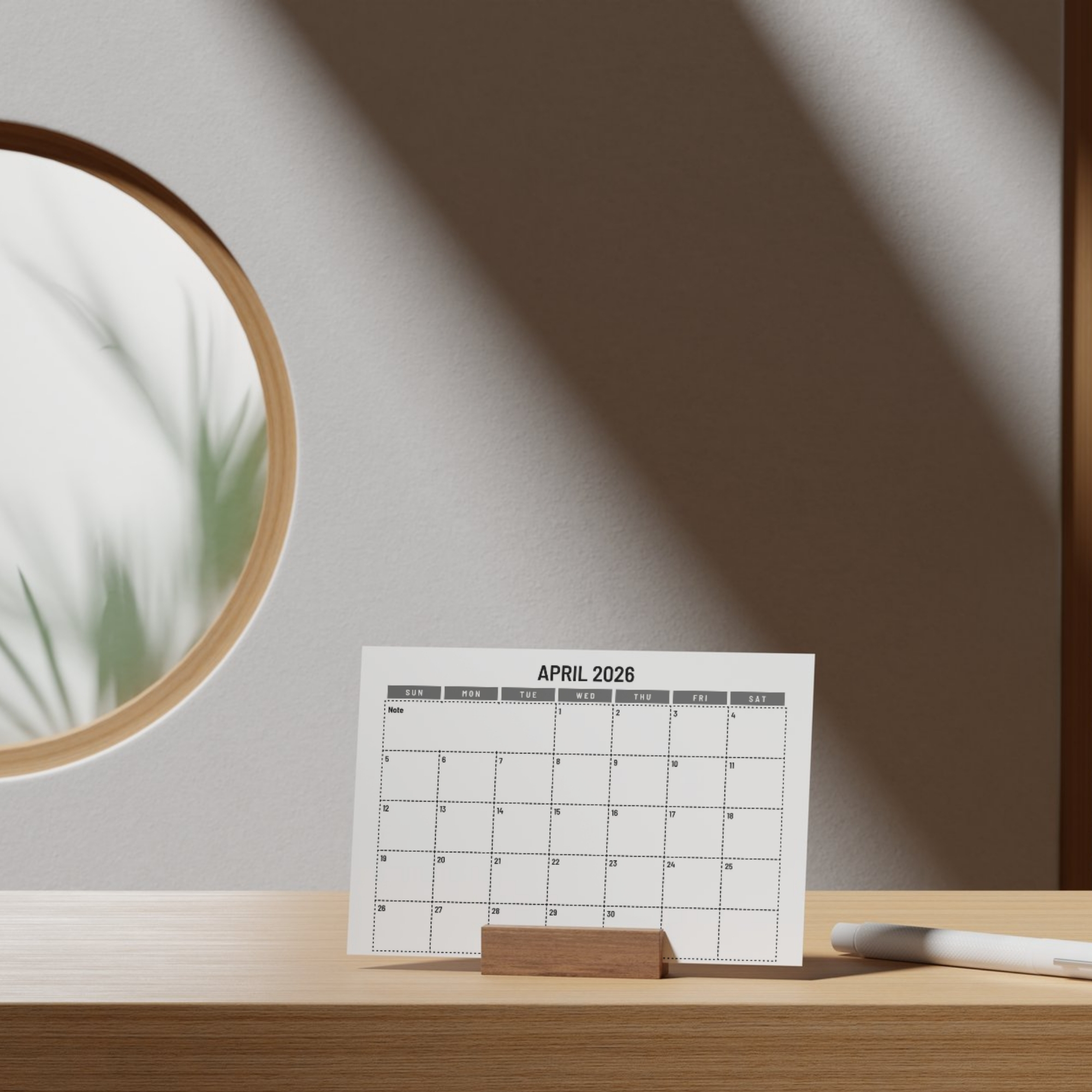 2026 Daily Planner Printable | Daily Calendar with Notes | Instant Download | PLADAY2026-002-03 - Image 4