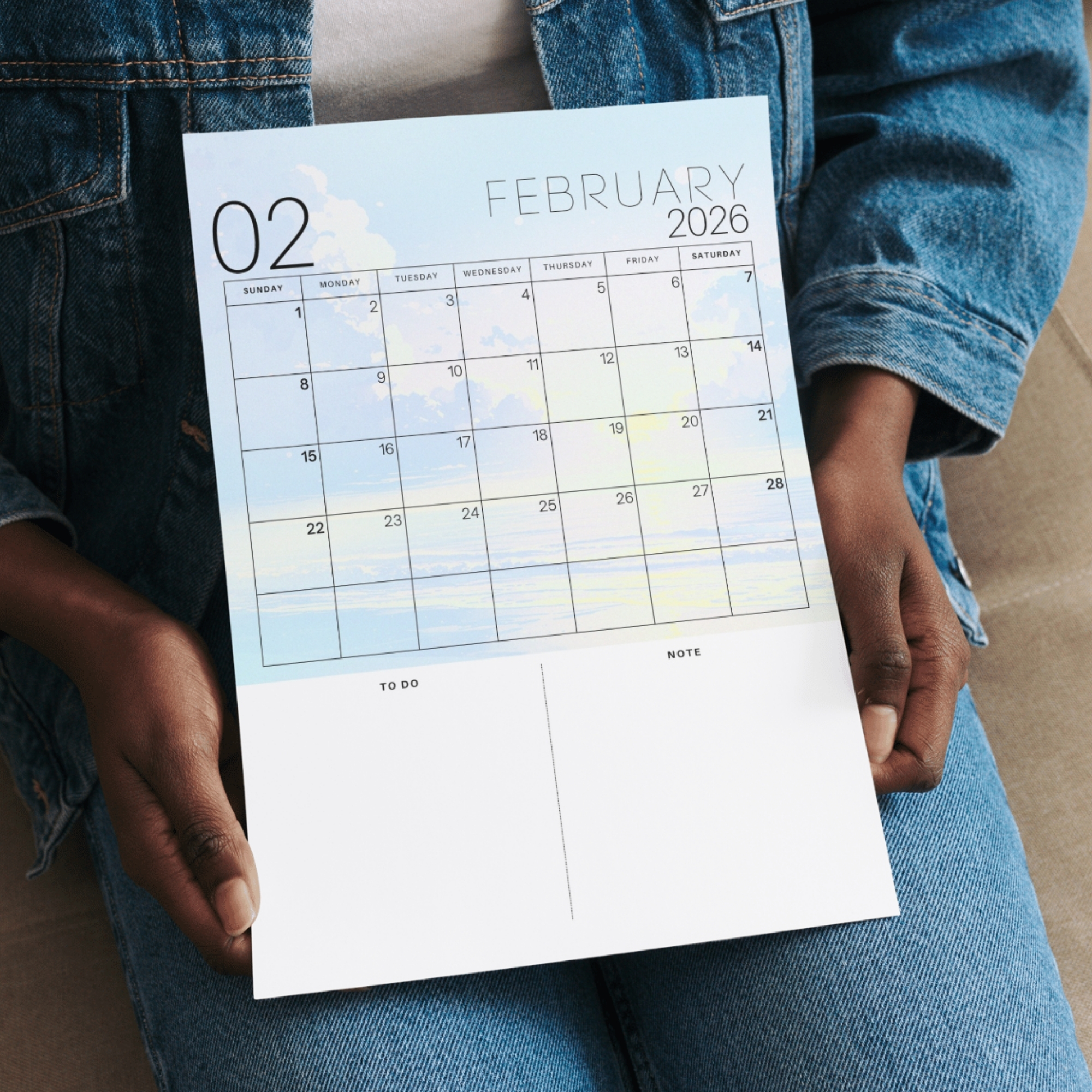 2026 Daily Planner Printable | To-Do List & Notes | Minimal & Functional Design | PLADAY2026-001-02 - Image 5
