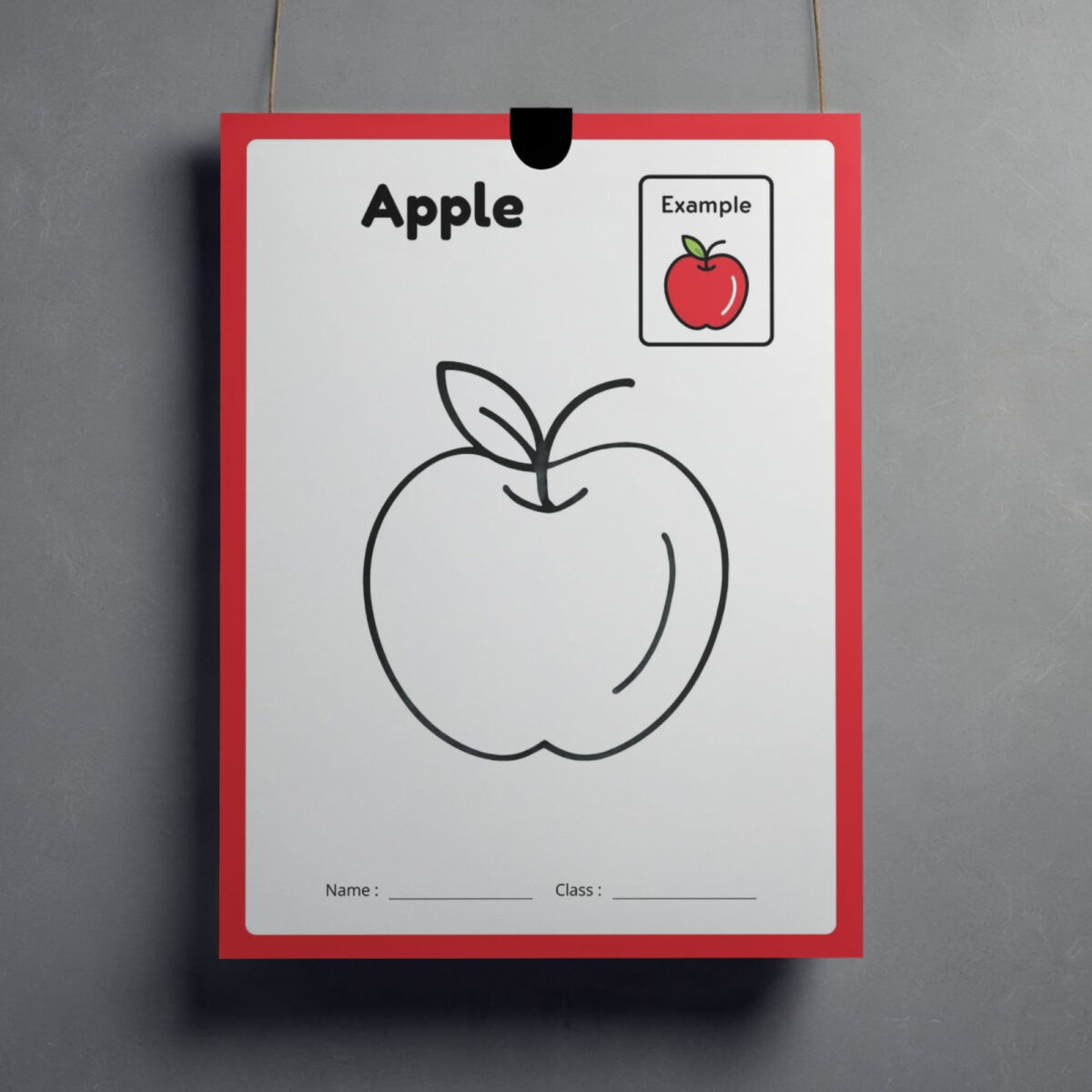 Fruit Coloring Pages Printable | 15 Easy Fruit Coloring Sheets for Kids | COLOR-001