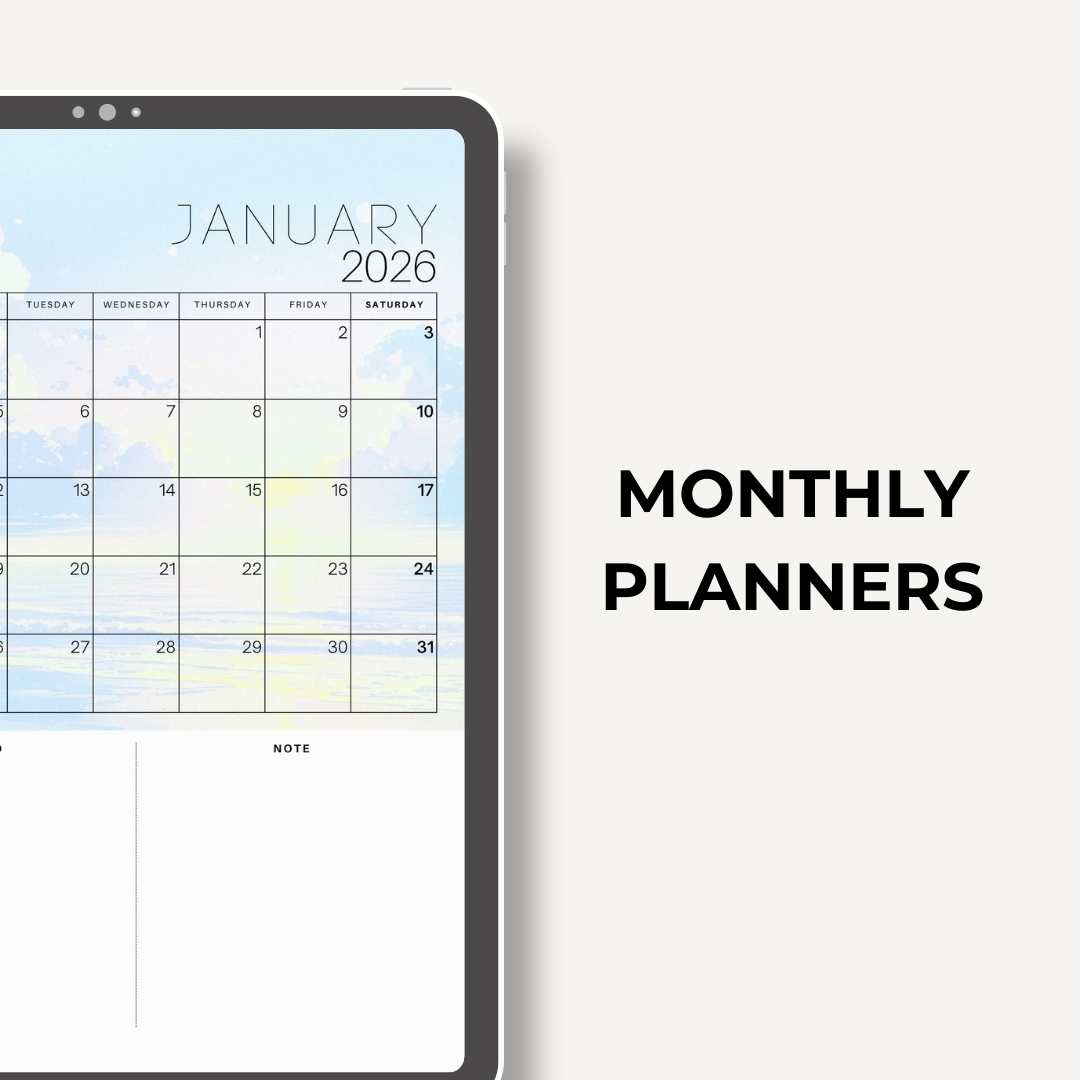Monthly Planners