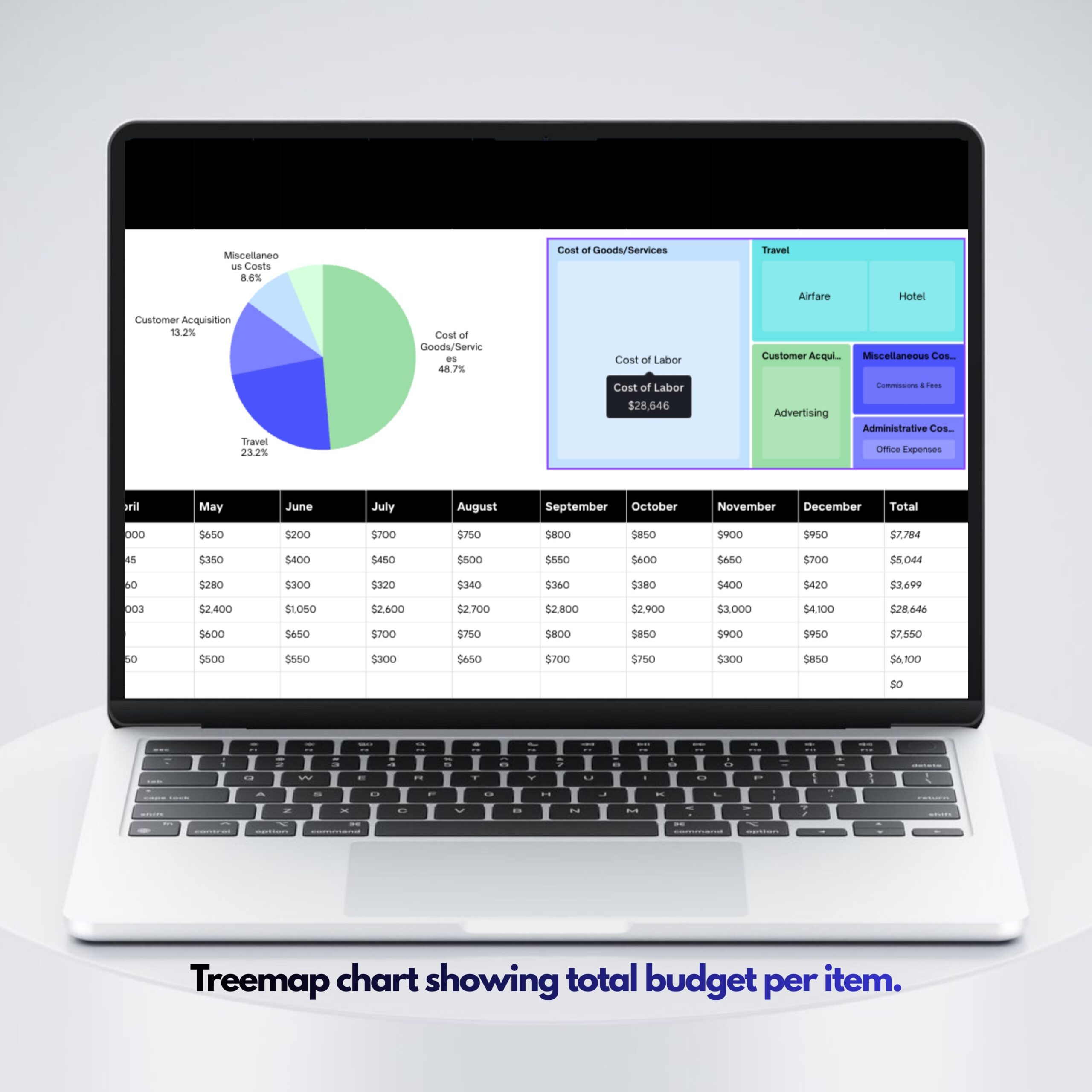 Editable Budget Tracker Canva Excel Template | Monthly Tracker with Charts | Financial Planner Spreadsheet | TRAC-012-01 - Image 6